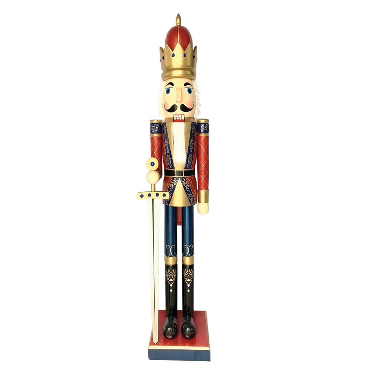 Santa's Workshop 5ft. Coronation King Nutcracker